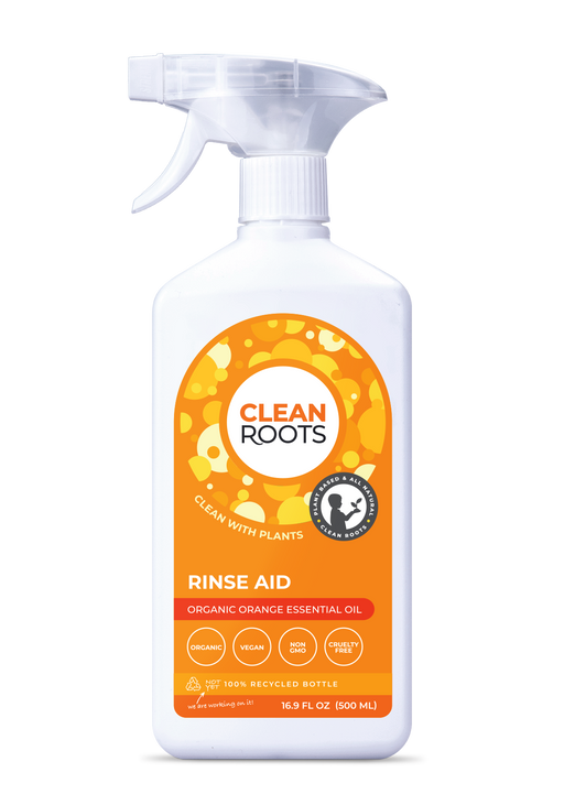 Clean Roots Rinse Aid | Organic Orange Essential Oil