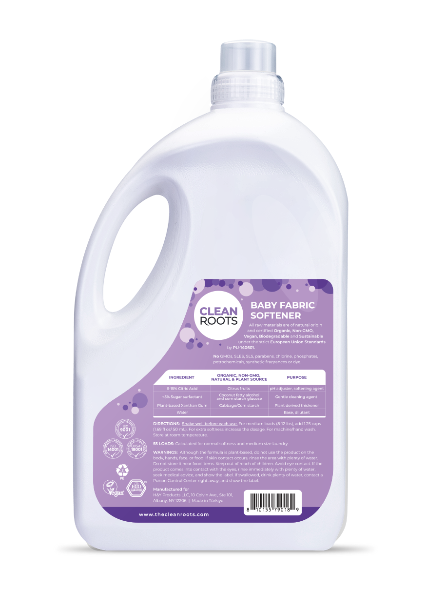 Clean Roots Baby Fabric Softener | Scent-Free & Hypoallergenic